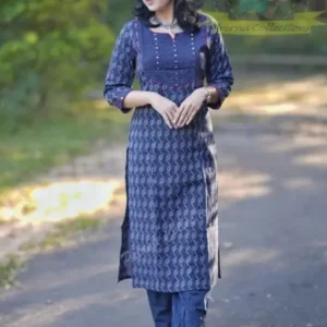 Women Embellished Khadi Cotton