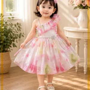 Girls Below Knee Party Dress