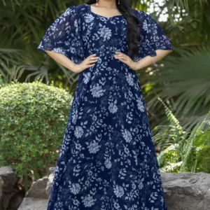 Printed Georgette Stitched