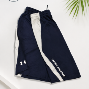 Men’s Navy Blue & White Sports Shorts